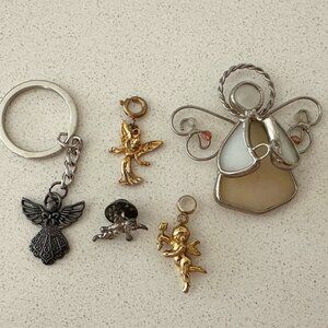 3 Angels and 2 Cupid Charms Crafter Bundle